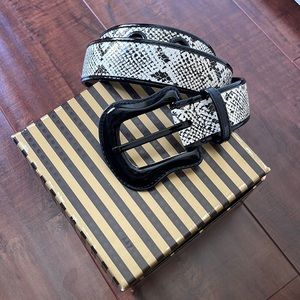 Snakeskin pattern Belt